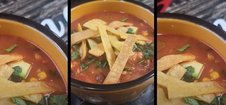 what goes good with chicken tortilla soup